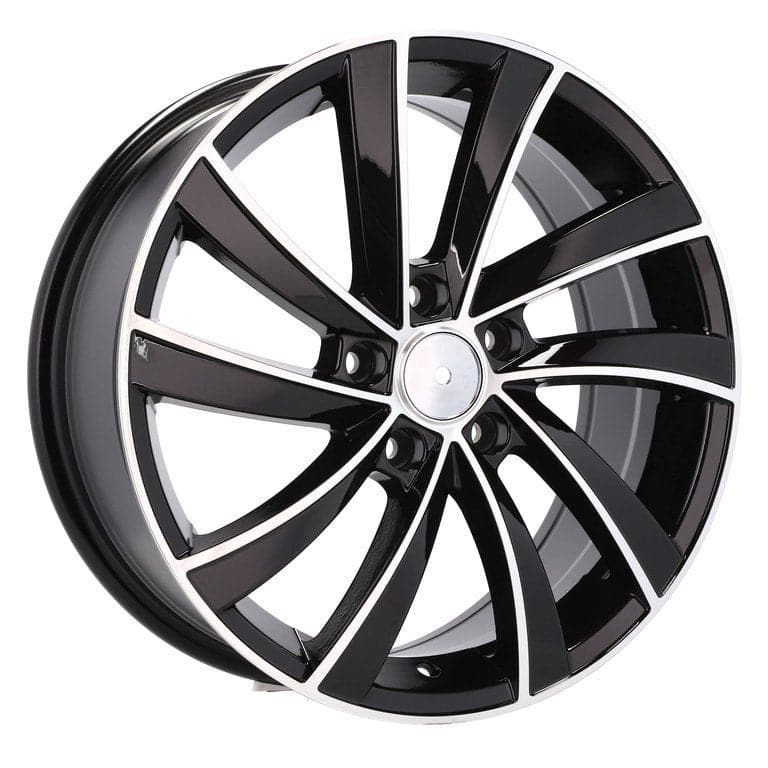 Alu kola Racing Line SK523 7x17 5x112 ET49 černá, Škoda WheelsUp