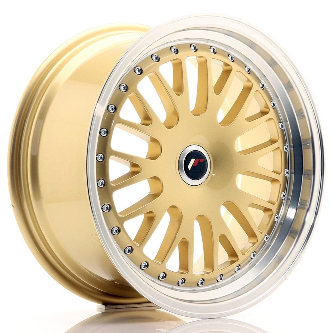 Alu kola Japan Racing JR10 17x8 ET35 BLANK Gold w/Machined Lip WheelsUp