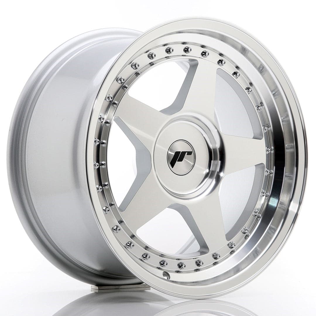 Alu kola Japan Racing JR6 17x9 ET20-35 BLANK Silver Machined Face WheelsUp