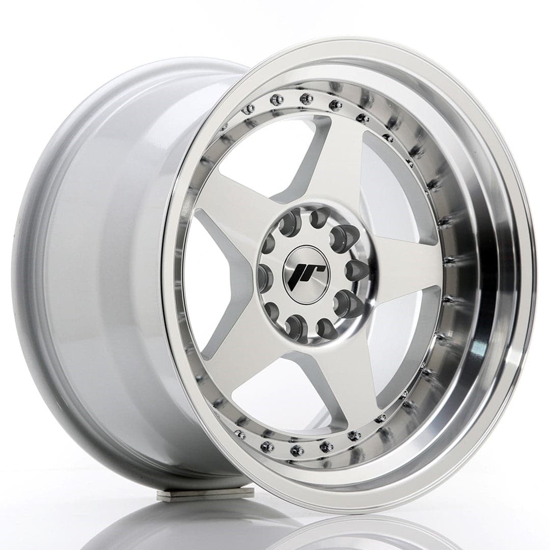 Alu kola Japan Racing JR6 17x10 ET20 5x114/120 Silver Machined Face WheelsUp