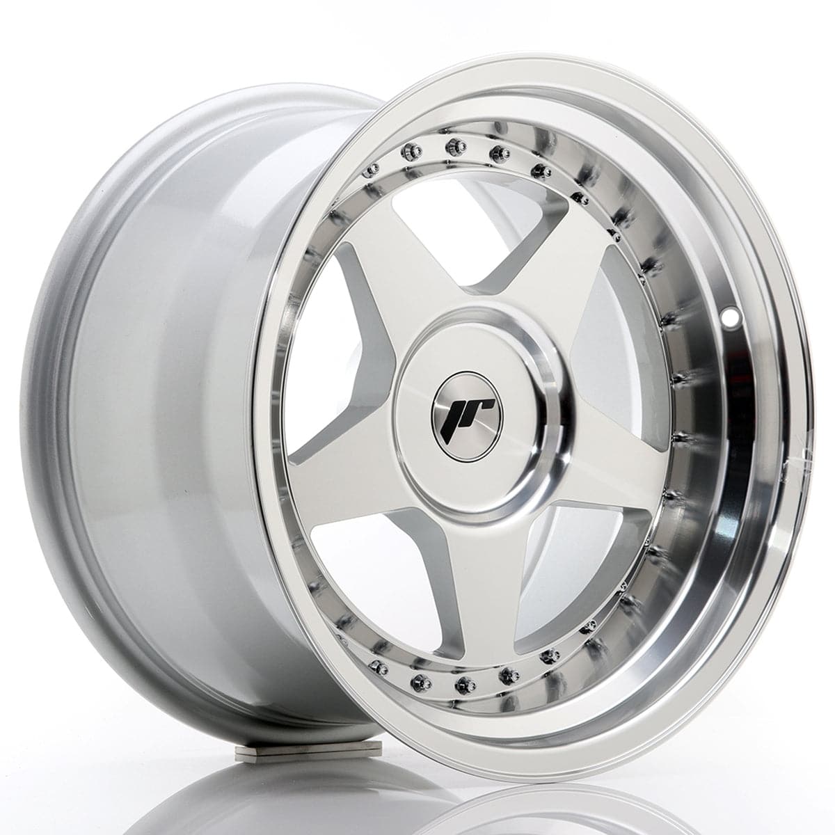 Alu kola Japan Racing JR6 16x8 ET10-30 BLANK Silver Machined Face WheelsUp
