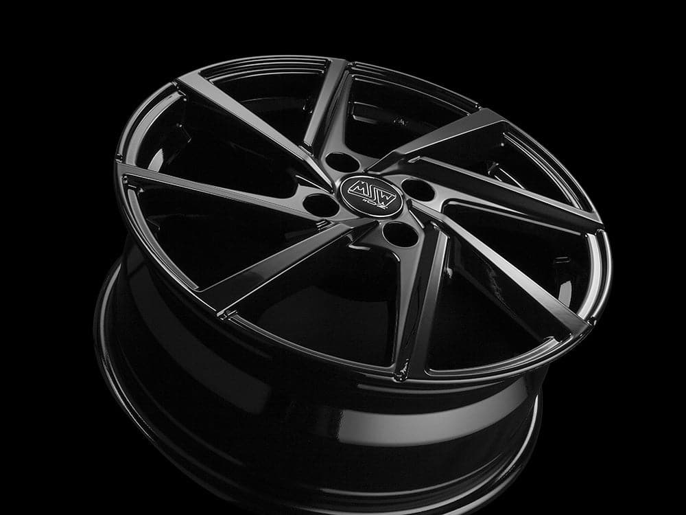 Alu kola MSW 80/4 7x17 4x100 ET42 63,3 Gloss Black WheelsUp