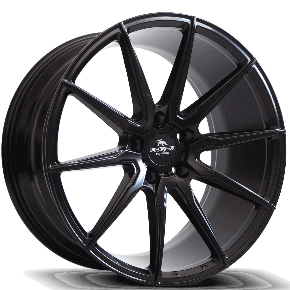 Alu kola Forzza City 8,5x19 5x120 ET32 72,56 Satin Black - Wheelsup.cz