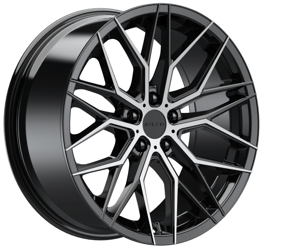 Arceo Valencia 8.5x18 5x120 ET35 Black Diamond - Wheelsup.cz