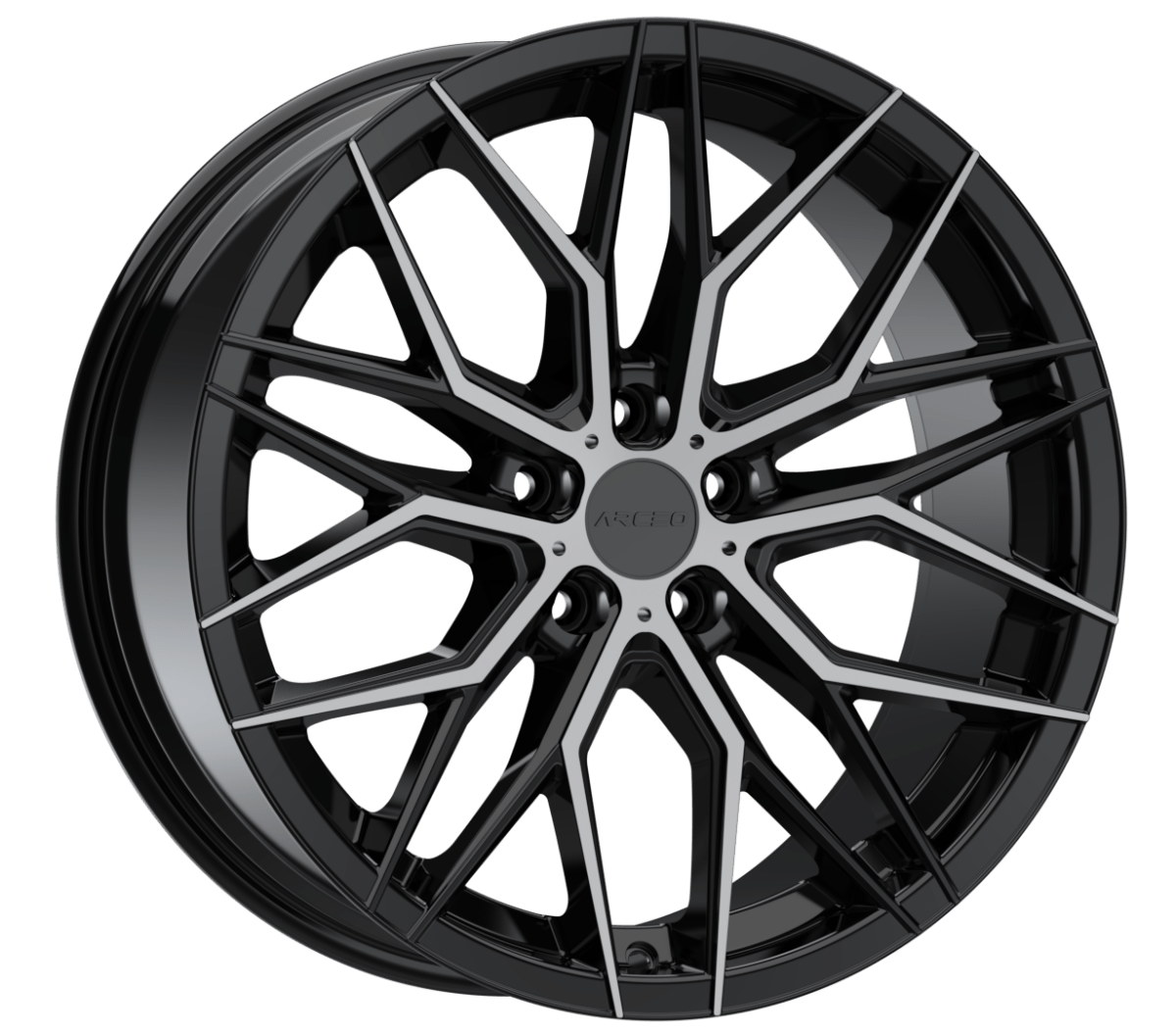 Arceo Valencia 8.5x18 5x120 ET35 Black Diamond - Wheelsup.cz