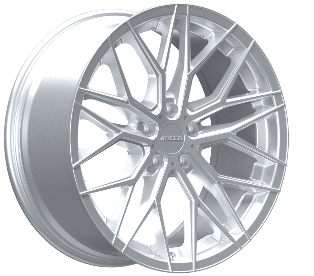 Arceo Valencia 9.5x19 5x112 ET40 Silver Diamond - Wheelsup.cz