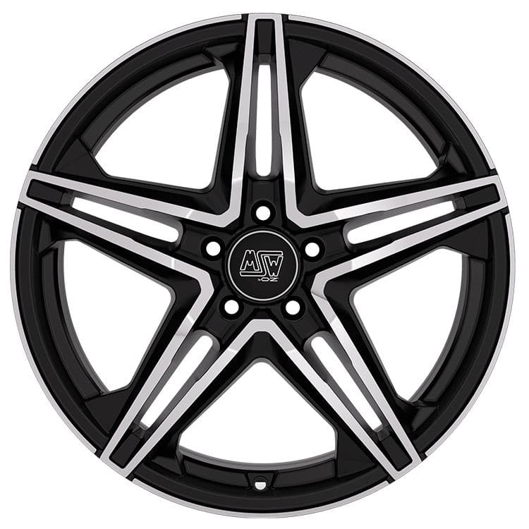 Alu kola MSW 31 7.5x18 5x112 ET40 Gloss Black Full Polished | Wheelsup.cz