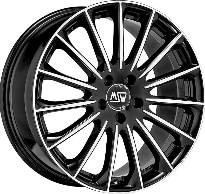 MSW 30 8x19 5x112 ET38 73,1 Gloss Black Full Polished - Wheelsup.sk