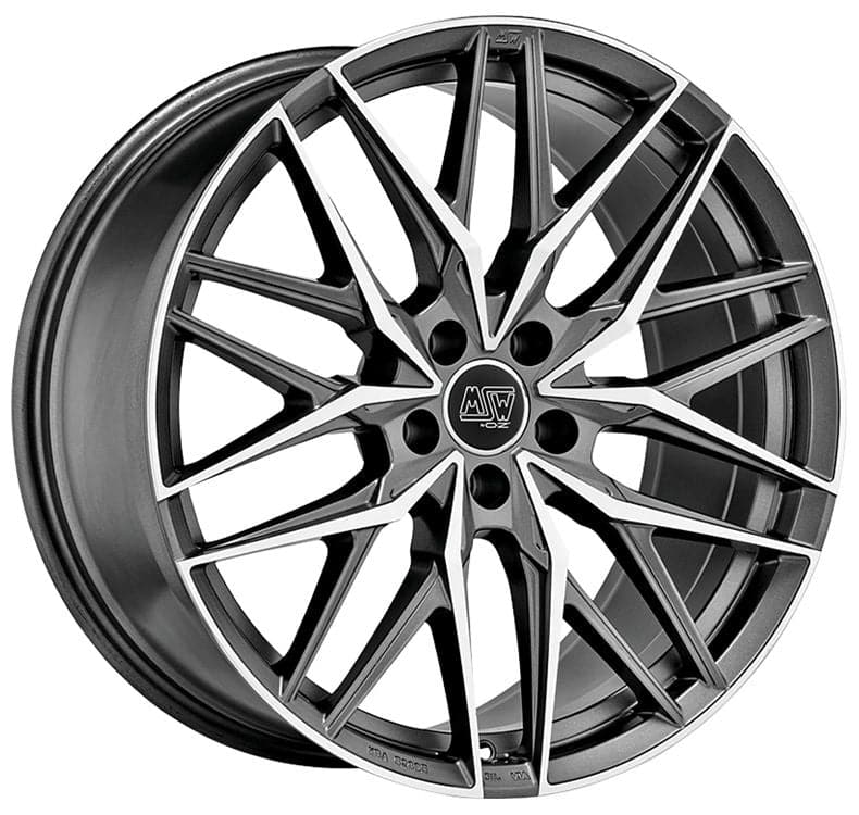 MSW 50 8,5x21 5x114,3 ET40 73,1 Gun Metal Poliert - Wheelsup.sk