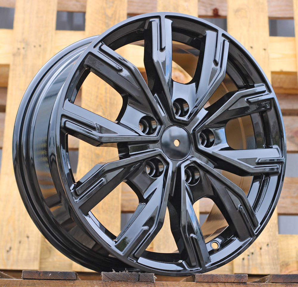 Alu disky pre Volkswagen B5758 6.5x16 5x120 ET51 65.1 Čierna
