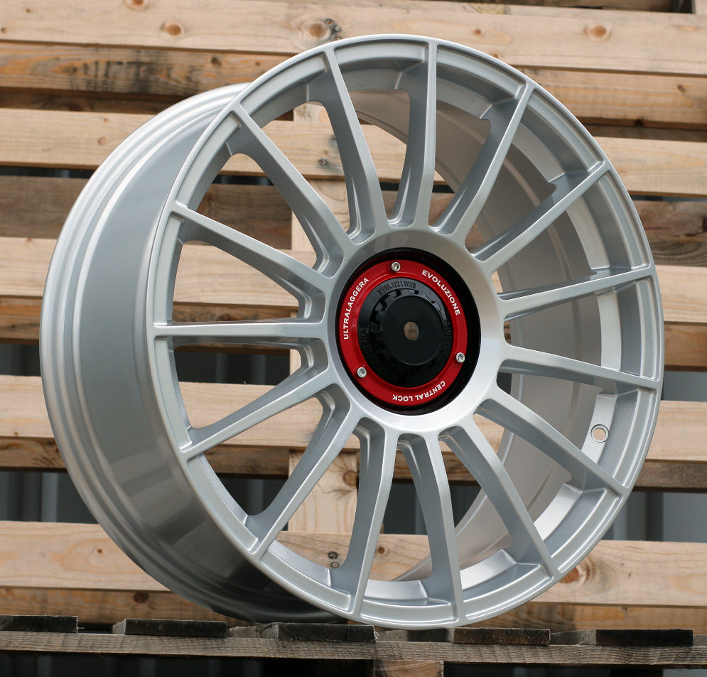Alu disky Racing Line I0257 8.5x19 5x100/112 ET45 73.1 Strieborná