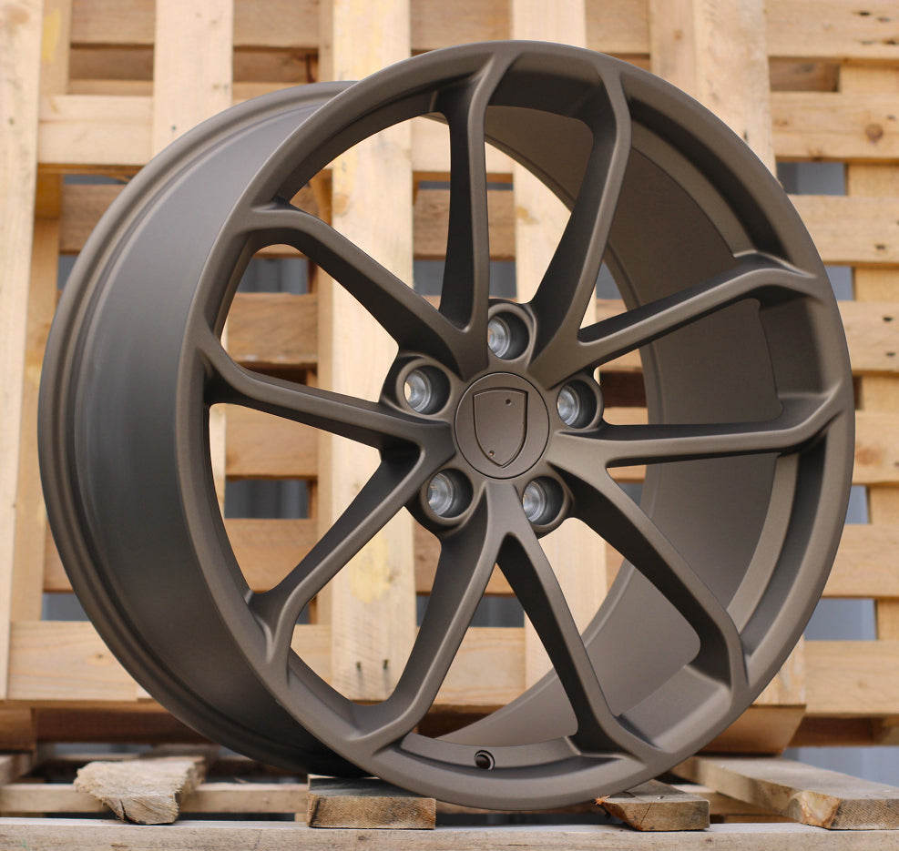 Alu disky pre Porsche H5084 10x20 5x130 ET45 71.6 Bronzová