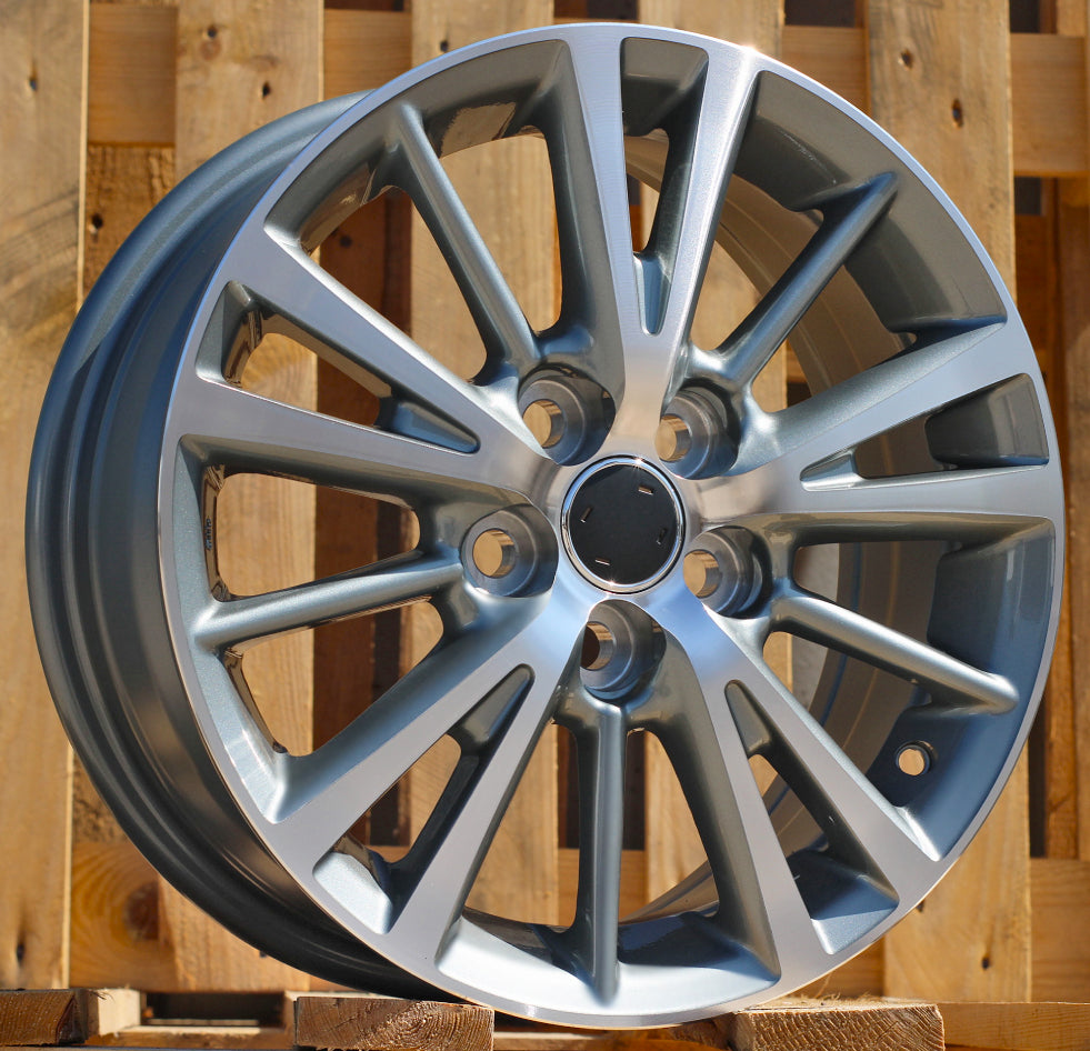 Alu kola pro Toyota L1051 6x15 5x100 ET39 54.1 Grey Polished | Wheelsup.cz