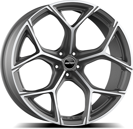 Alu kola GMP Ultrivity 10x21 5x112 ET30 66.5 matt anthracite diamond | Wheelsup.cz