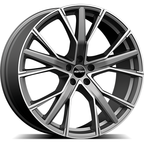 Alu kola GMP Gunner 10x21 5x130 ET45 71.6 matt anthracite diamond | Wheelsup.cz