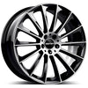 Alu disky GMP Stellar 10x22 5x112 ET30 66.6 Čierna
