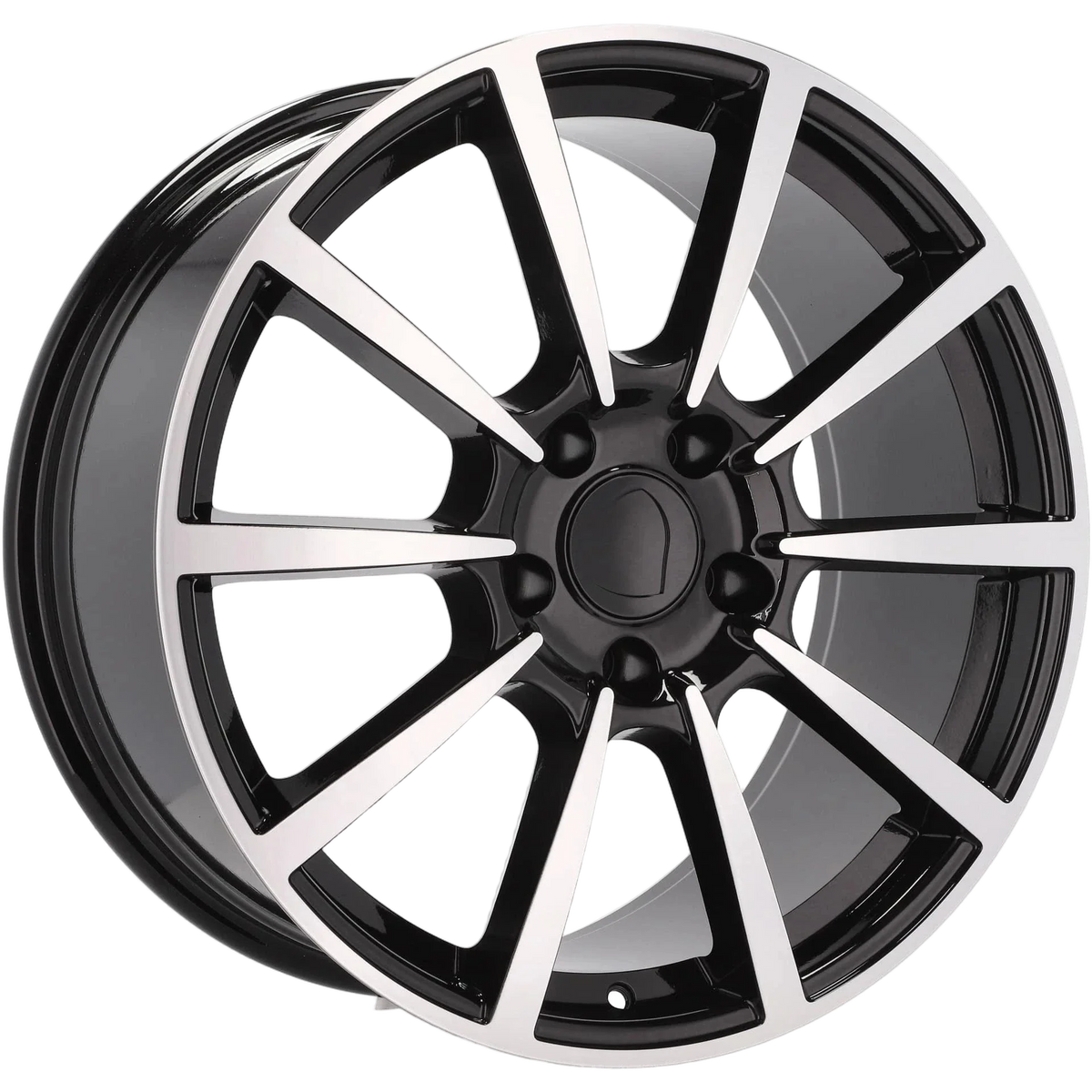 Alu kola pro Porsche 1067 8.5x20 5x130 ET50 71.6 Black Polished | Wheelsup.cz