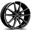 Alu kola GMP Titan 11x20 5x130 ET52 71.6 black diamond