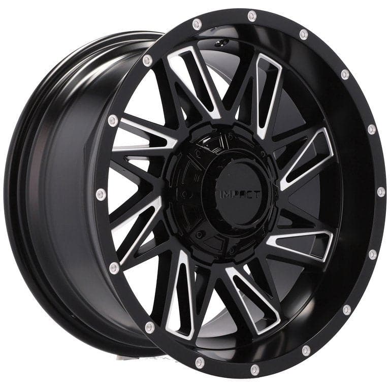 Racingline B1544 18x9 10x127 ET-12 Black Matt & Polished Lip SUV, Off Road - Wheelsup.sk