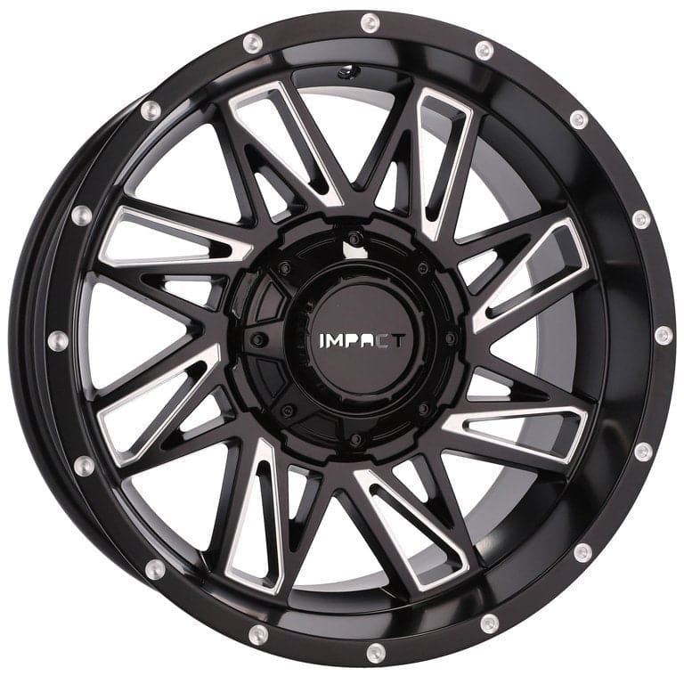 Racingline B1544 18x9 10x127 ET-12 Black Matt & Polished Lip SUV, Off Road - Wheelsup.sk