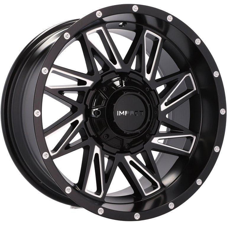 Racingline B1544 18x9 10x127 ET-12 Black Matt & Polished Lip SUV, Off Road - Wheelsup.sk