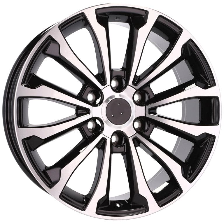 Racingline B1353 18x7.5 6x139.7 ET25 Black Polished SUV, Off Road - Wheelsup.sk