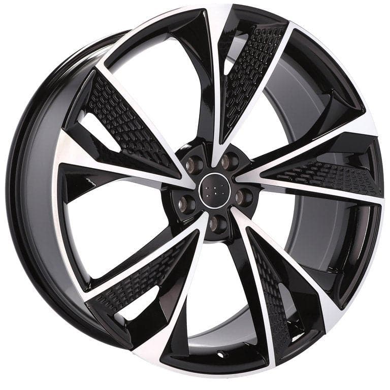 Racingline B1566 19x8.5 5x112 ET35 Black Polished Audi - Wheelsup.sk