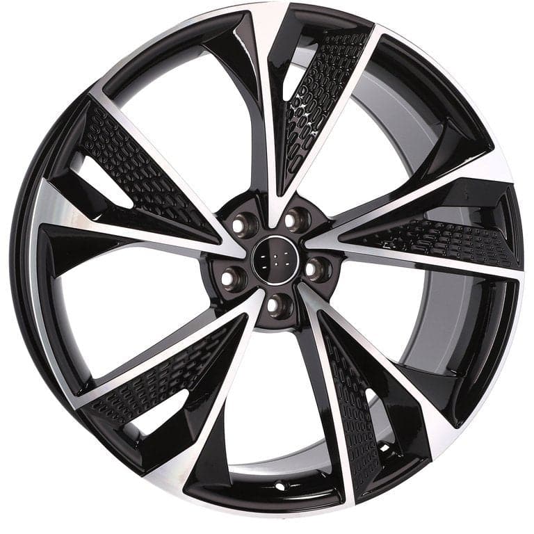 Racingline B1566 19x8.5 5x112 ET40 Black Polished Audi - Wheelsup.sk