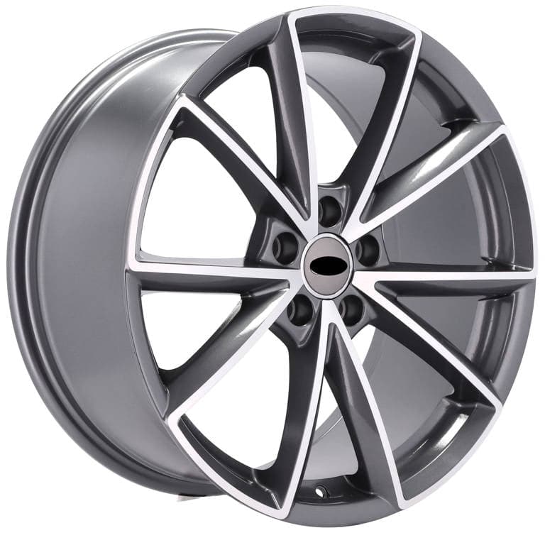 Racingline BK703 19x8.5 5x112 ET40 Grey Polished Audi - Wheelsup.sk
