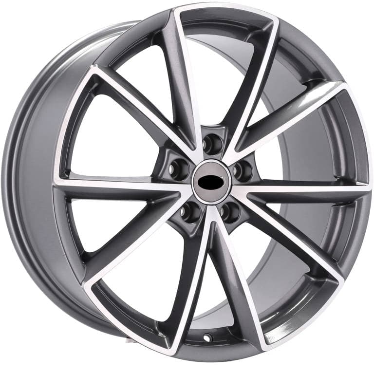 Racingline BK703 19x8.5 5x112 ET40 Grey Polished Audi - Wheelsup.sk