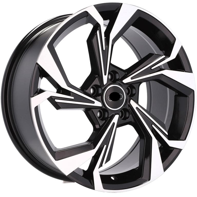 Racingline B5893 19x8 5x112 ET45 Black Polished Audi - Wheelsup.sk