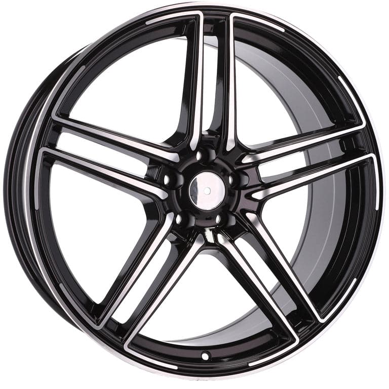 Racingline B1152 21x9.5 5x112 ET31 Black Polished Audi - Wheelsup.sk