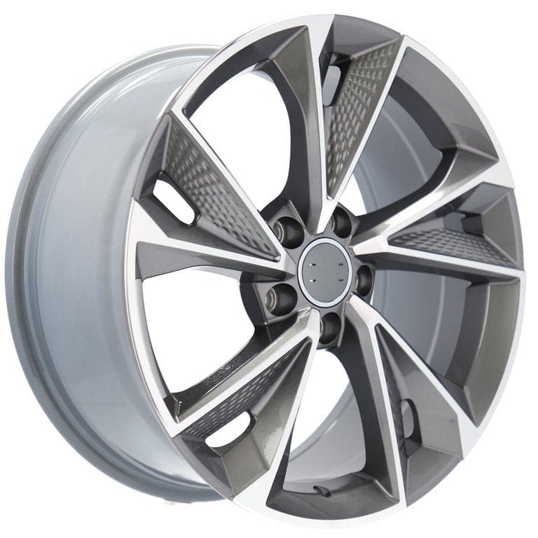 Racingline B1566 18x8 5x112 ET40 Grey Polished Audi - Wheelsup.sk