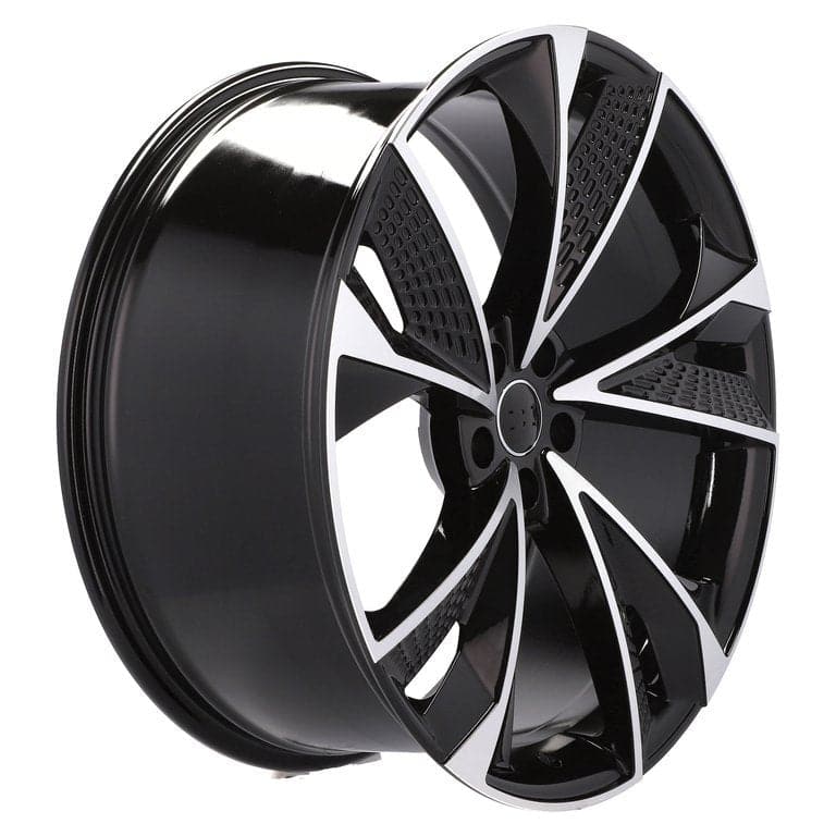 Racingline B1566 18x8 5x112 ET40 Black Polished Audi - Wheelsup.sk