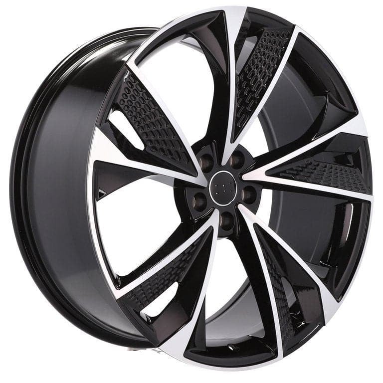 Racingline B1566 18x8 5x112 ET35 Black Polished Audi - Wheelsup.sk