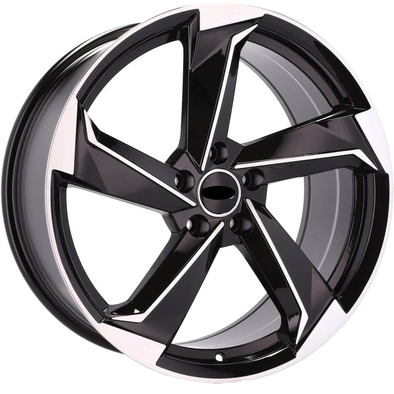 Racingline B5185 18x8 5x112 ET35 Black Polished Audi - Wheelsup.sk