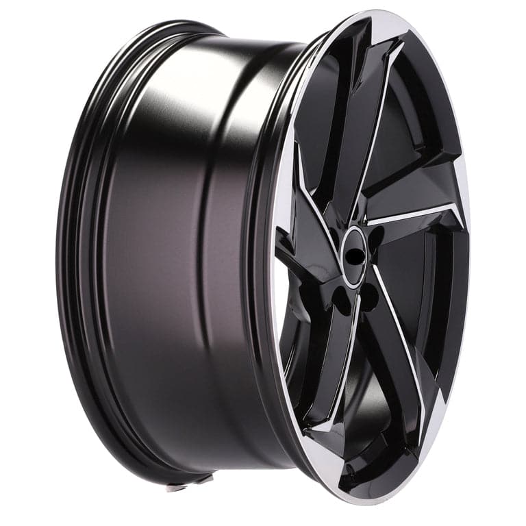 Racingline B5185 18x8 5x112 ET35 Black Polished Audi - Wheelsup.sk