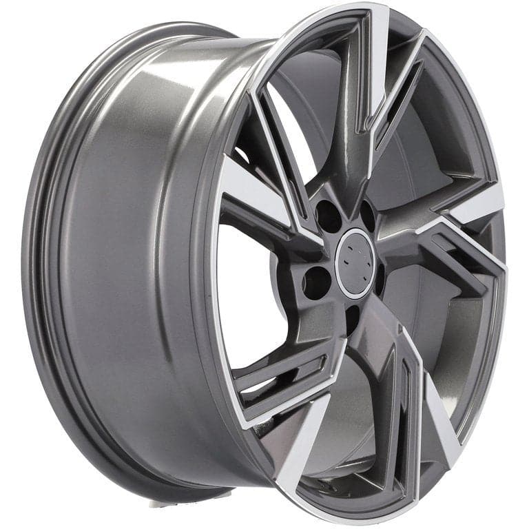 Racingline B1571 18x8 5x112 ET39 Grey Polished Audi - Wheelsup.sk