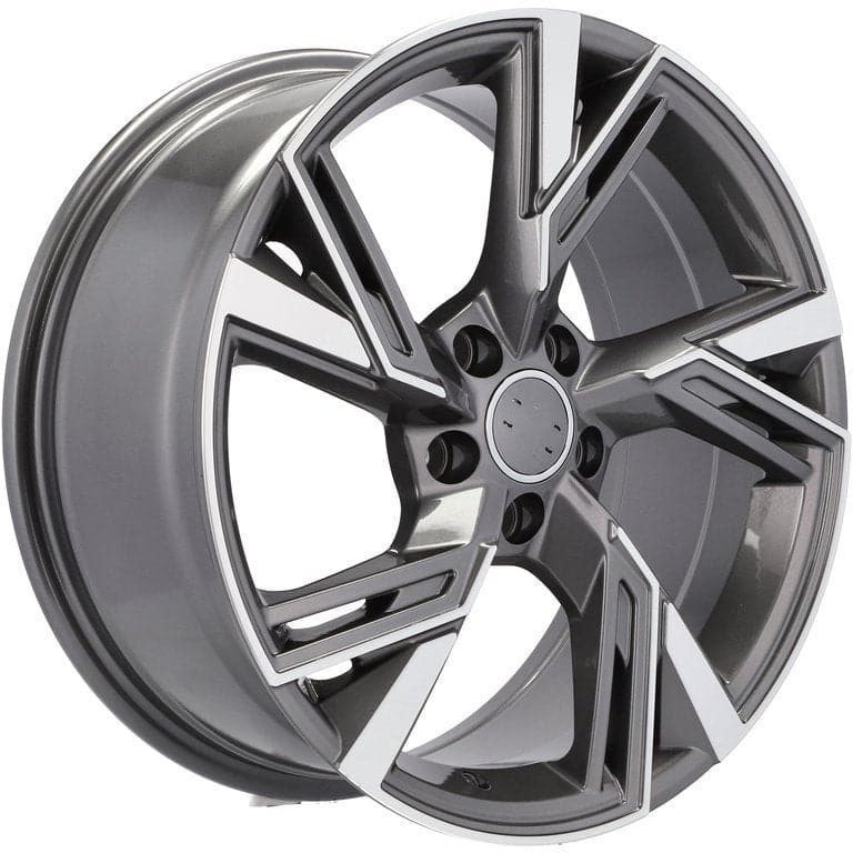 Racingline B1571 18x8 5x112 ET39 Grey Polished Audi - Wheelsup.sk