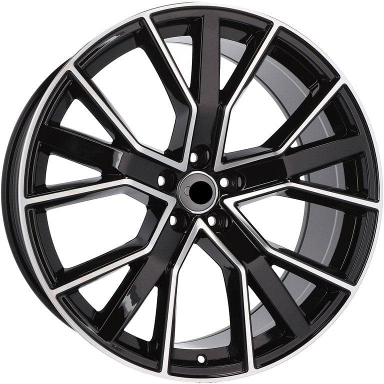 Racingline B5131 21x10 5x112 ET20 Black Polished Audi - Wheelsup.sk