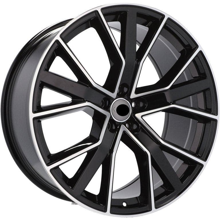 Racingline B5131 21x10 5x112 ET20 Black Polished Audi - Wheelsup.sk