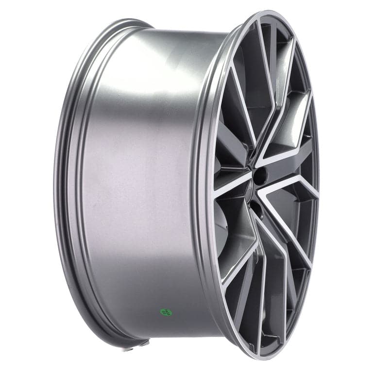 Racingline B5131 21x9.5 5x112 ET31 Grey Polished Half Matt Audi - Wheelsup.sk