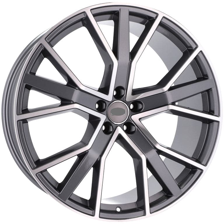 Racingline B5131 21x9.5 5x112 ET31 Grey Polished Half Matt Audi - Wheelsup.sk