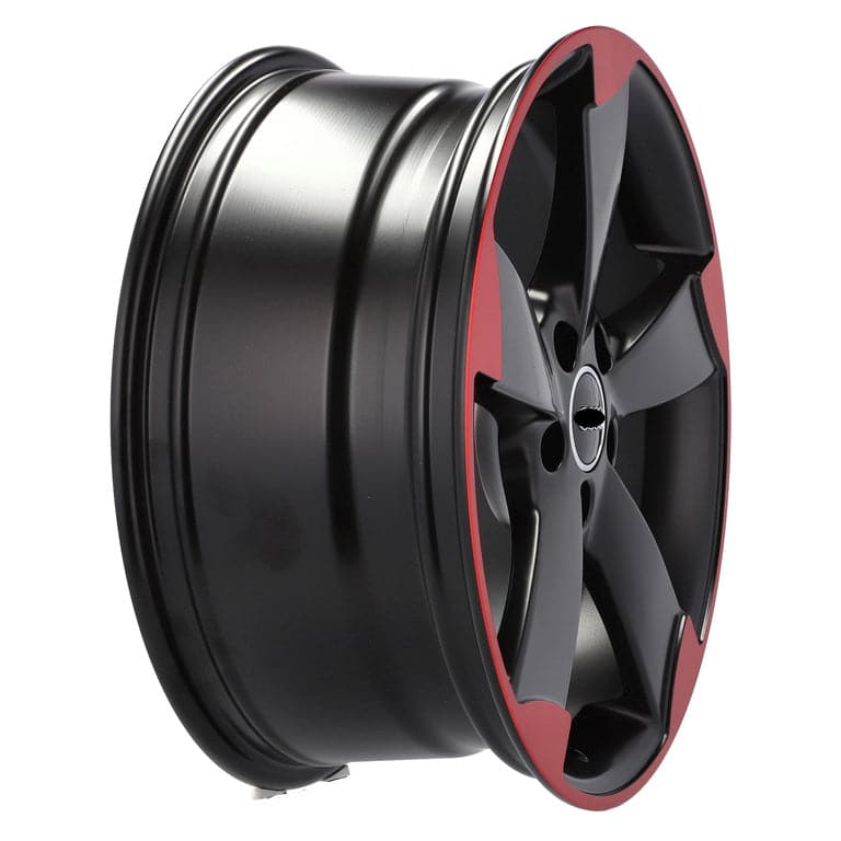 Racingline BK217 19x8.5 5x112 ET45 Black & Red Line Audi - Wheelsup.sk