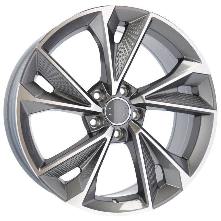 Racingline B1566 21x9 5x112 ET31 Grey Polished Audi - Wheelsup.sk