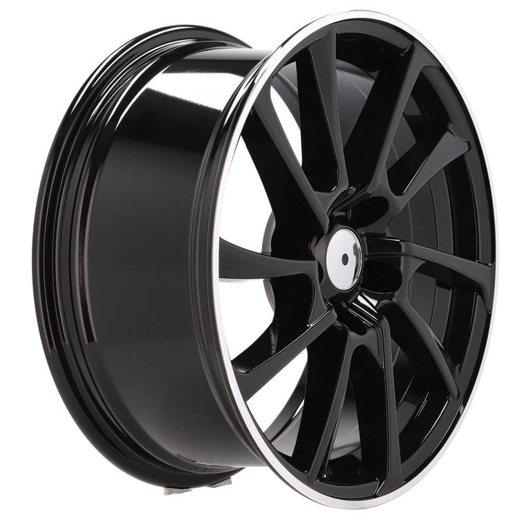 Racingline B1135 19x8.5 5x112 ET35 Black & Polished Lip Audi - Wheelsup.sk