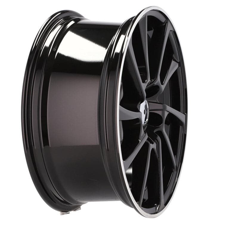 Racingline B1135 19x8.5 5x112 ET35 Black & Polished Lip Audi - Wheelsup.sk