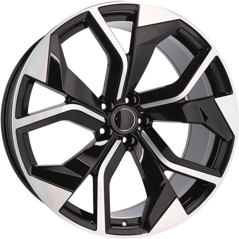 Racingline B1637 21x9.5 5x112 ET20 Black Polished Audi - Wheelsup.sk