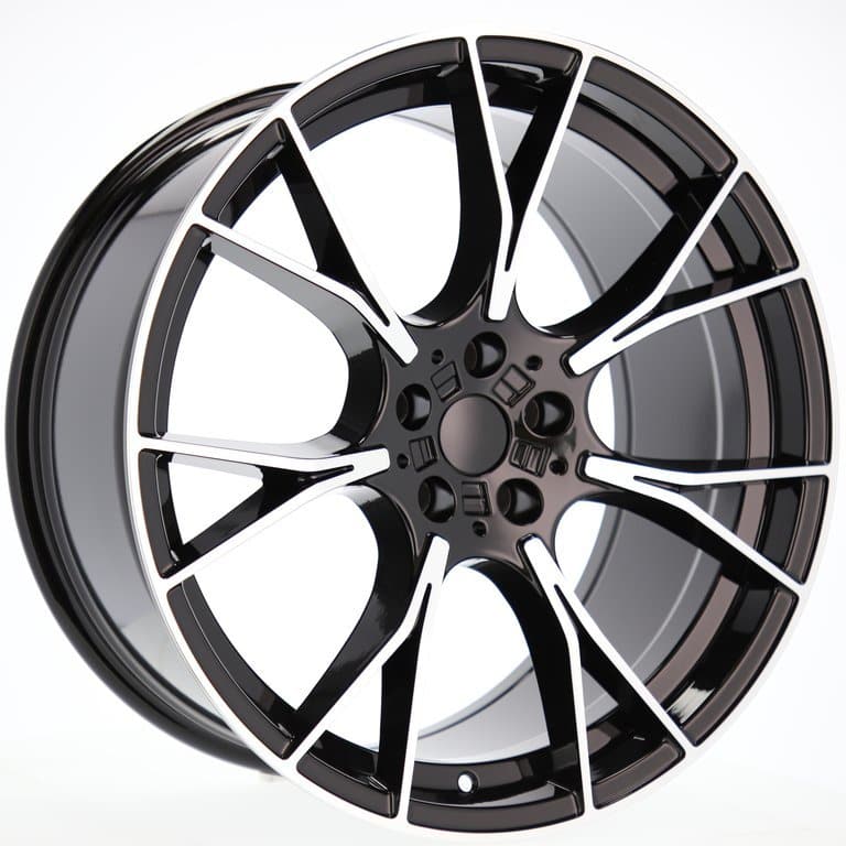 Alu kola pro BMW B1617 8x18 5x120 ET30 72.6 Black Polished | Wheelsup.cz