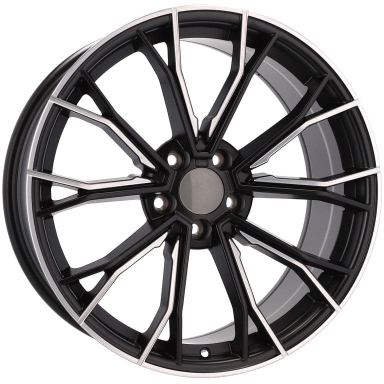 Racingline A5385 20x8.5 5x112 ET25 Black Half Matt BMW - Wheelsup.sk